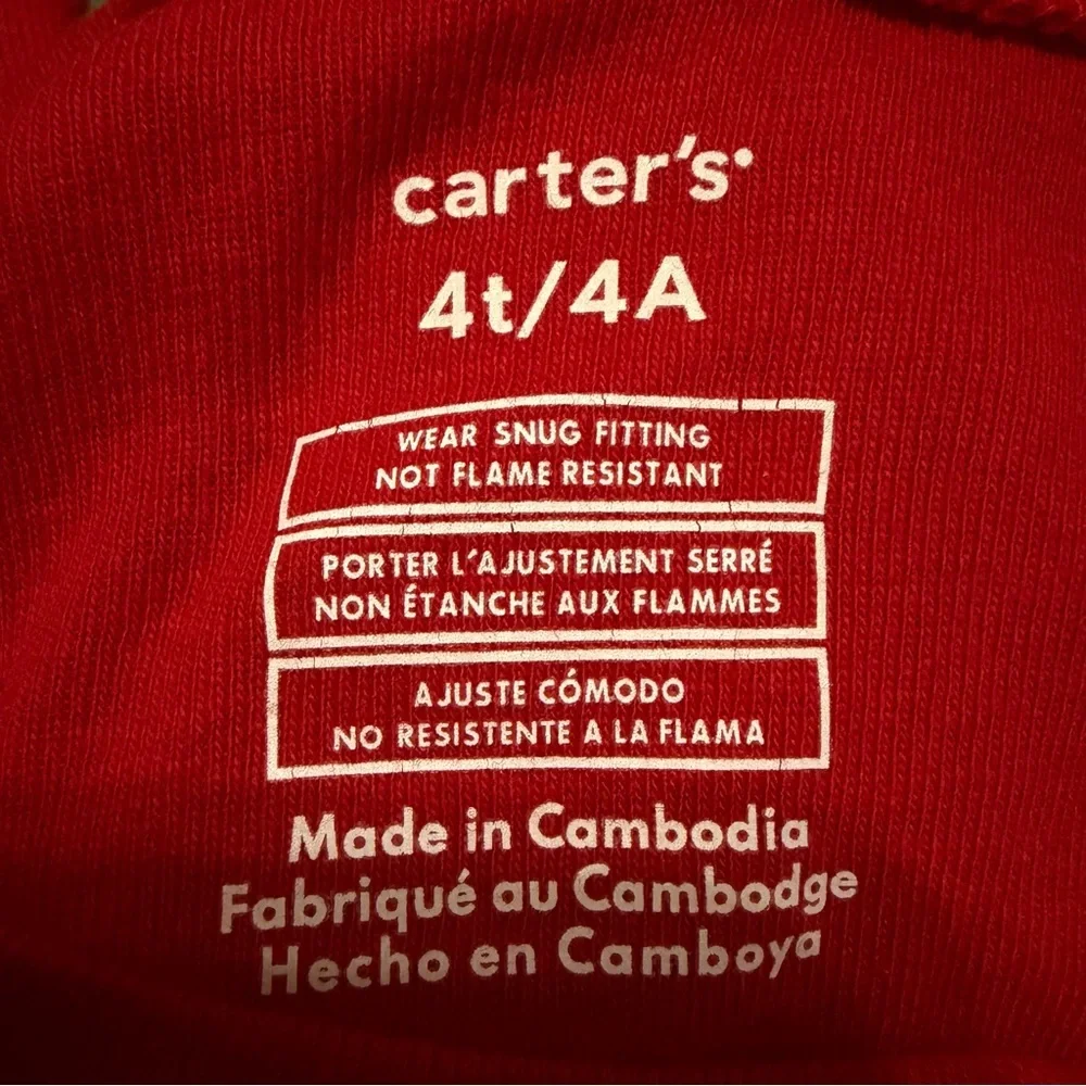 Carter's Red and Green Holiday Shirt